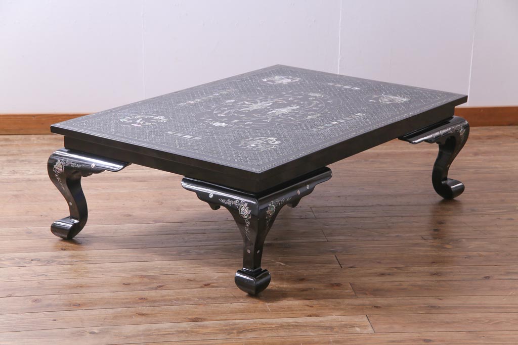 希少＆美品 九州民芸家具 桜無垢 文机 美品 高級民芸テーブル