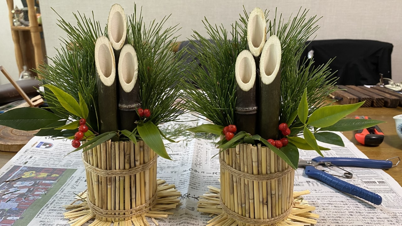 正月飾り「門松」イチから作れるか!?｜テレいわ屋