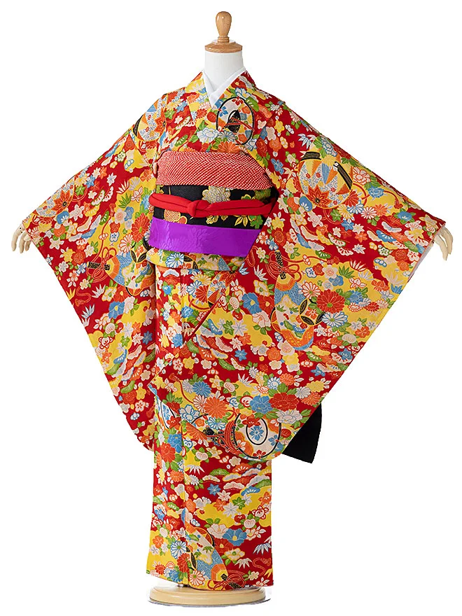 七五三にレトロなアンティーク着物がレンタルできます