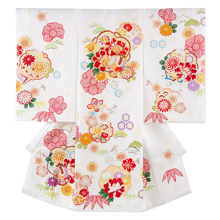 夏の産着レンタル|女の子 絽、単衣の産着|夏のお宮参り|RENCA