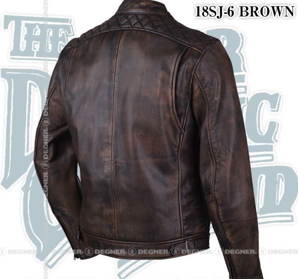 Webike | DEGNER デグナー ゴートレザージャケット(18SJ-6-BR