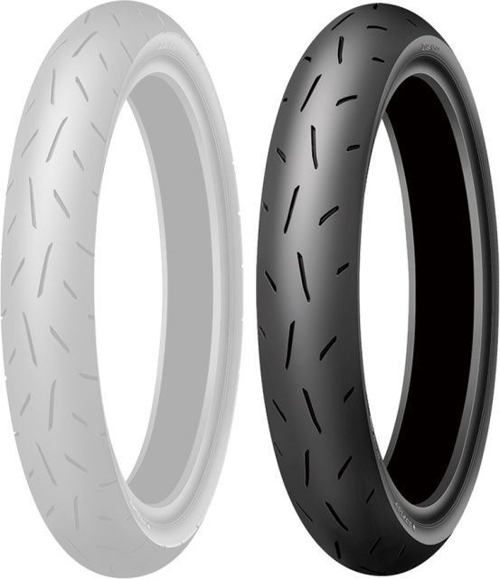 送料込み室内保管 中古DUNLOP KR410 前後セット JP250等4