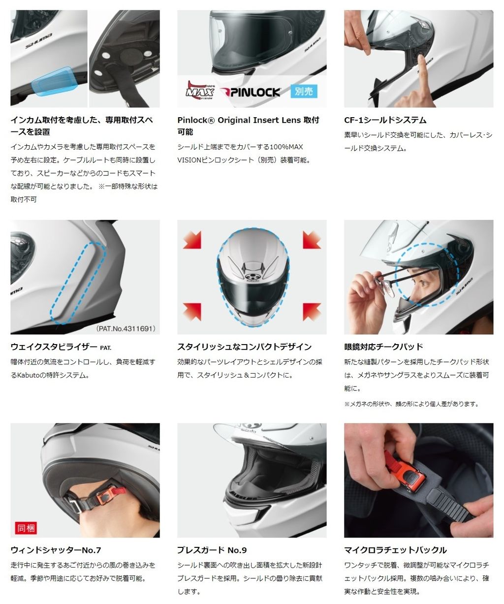 Webike | OGK KABUTO オージーケーカブト SHUMA [シューマ フラット