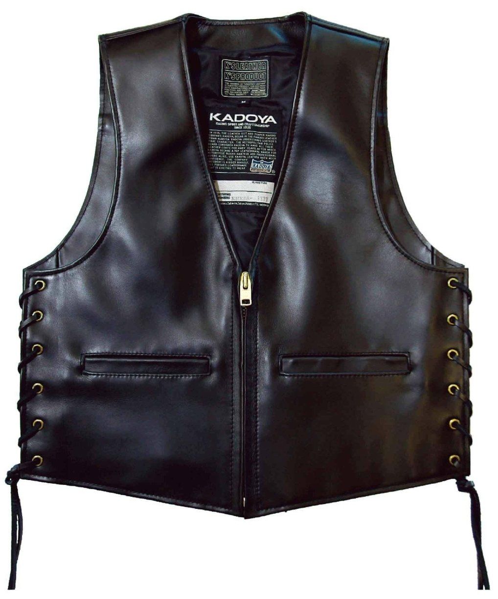 Webike | KADOYA カドヤ ZB-VEST [K'S LEATHER] 革ベスト(0502-1-200