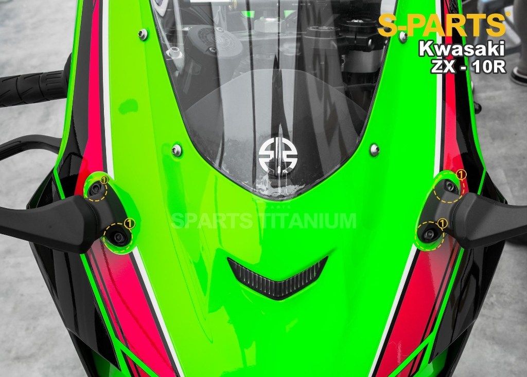 Webike | S-PARTS エスパーツ バックミラーマウント用チタンボルト