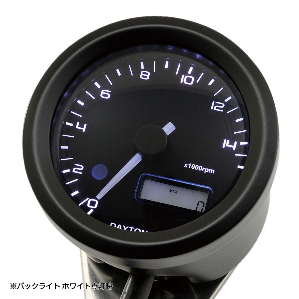 Webike | DAYTONA デイトナ VELONA 電気式タコメーター Ф48 15000rpm