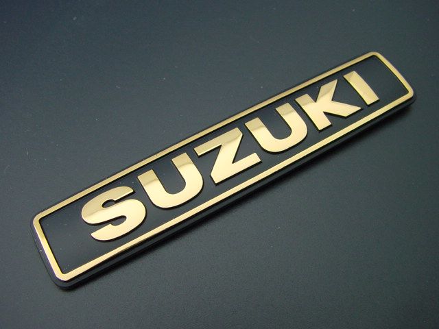 Webike | BRC ビーアールシー フロントメッキカバー用SUZUKIエンブレム