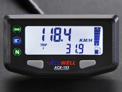 多機能デジタルメーター - ACEWELL(エースウェル) | バイクパーツ通販