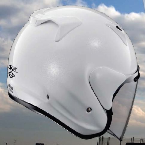 Webike | Arai アライ SZ-G [エスゼット ジー グラスホワイト