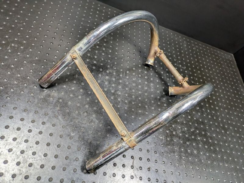 ウェビックガレージセール | □カワサキ W3 純正 連結式 エキパイ