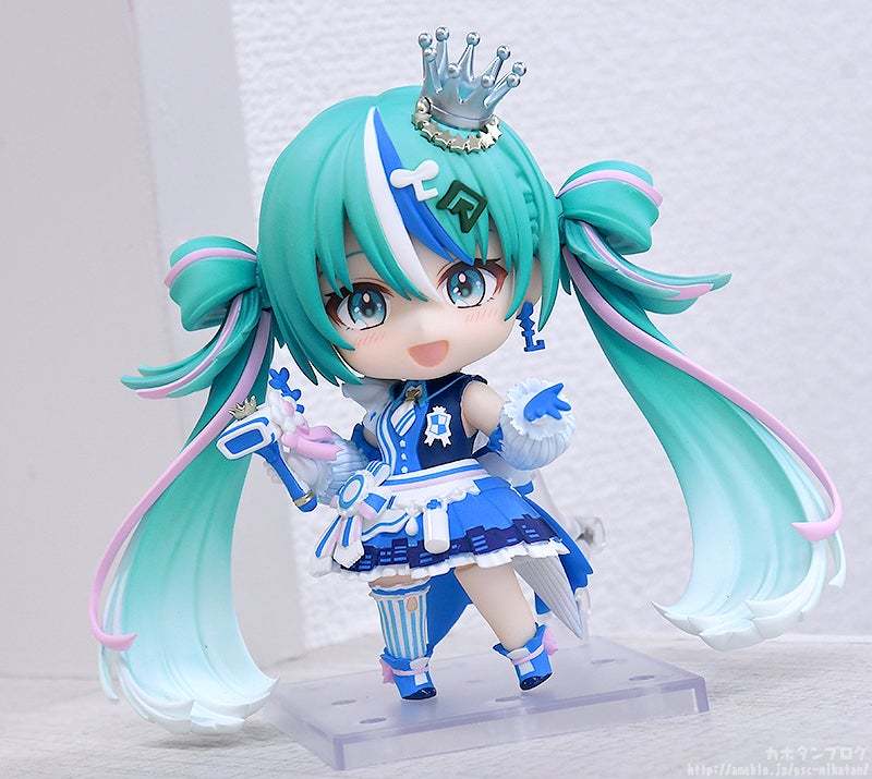 雪ミク2025『ねんどろいど 雪ミク Crystal Snow Ver.』きらきら輝く