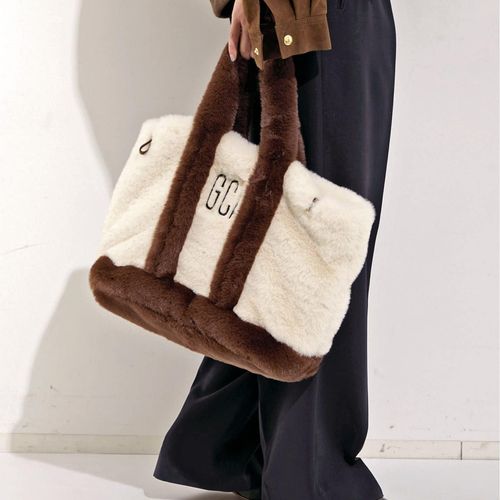 GOOD GRIEF!/グッド グリーフ】 GCA EMB FAUX FUR TOTE BAG（トート