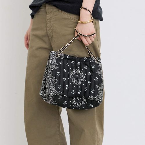 MALUS/マリュス】 Bandana quilting shoulder bag（トートバッグ）｜L