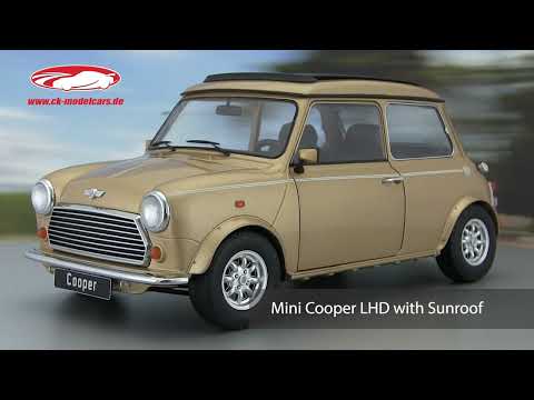 KK-Scale 1:12 Mini Cooper LHD with Sunroof gold metallic
