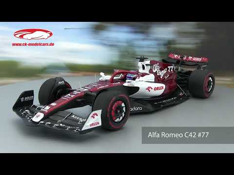 1/18 ミニチャンプス アルファロメオF1 C42 ボッタス Minichamps 1:18