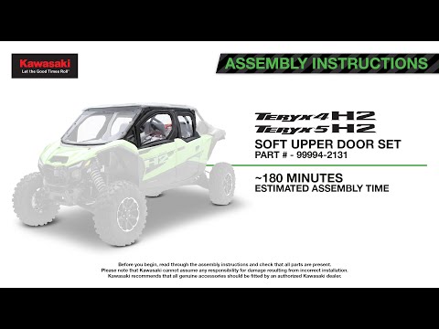 Kawasaki Soft Upper Door Set & Seal Kit - 2026 Teryx4 H2 - 99994-2131