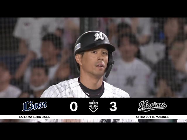 公式】岡大海(千葉ロッテ)｜パ・リーグ.com｜無料動画・個人成績｜選手