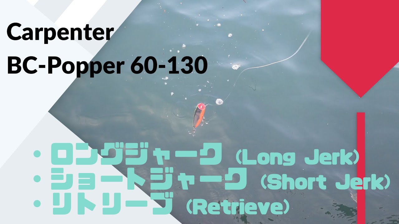 Carpenter(カーペンター) BC-Popper(BCポッパー) 60-130 使用インプレ