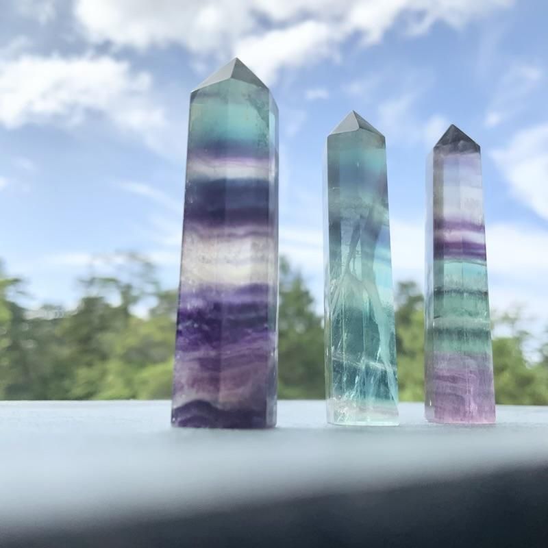 フローライト ポイント 】 蛍石 fluorite 精神安定 受験 お守り 集中力