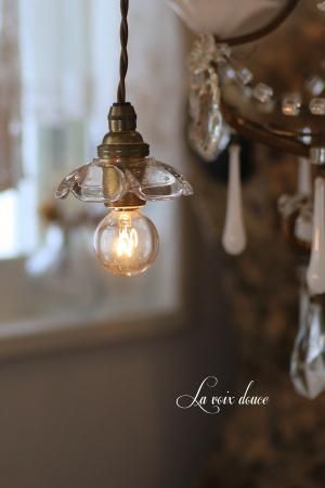 バカラミニシャンデリア - アンティーク照明＆ジュエリー La voix douce
