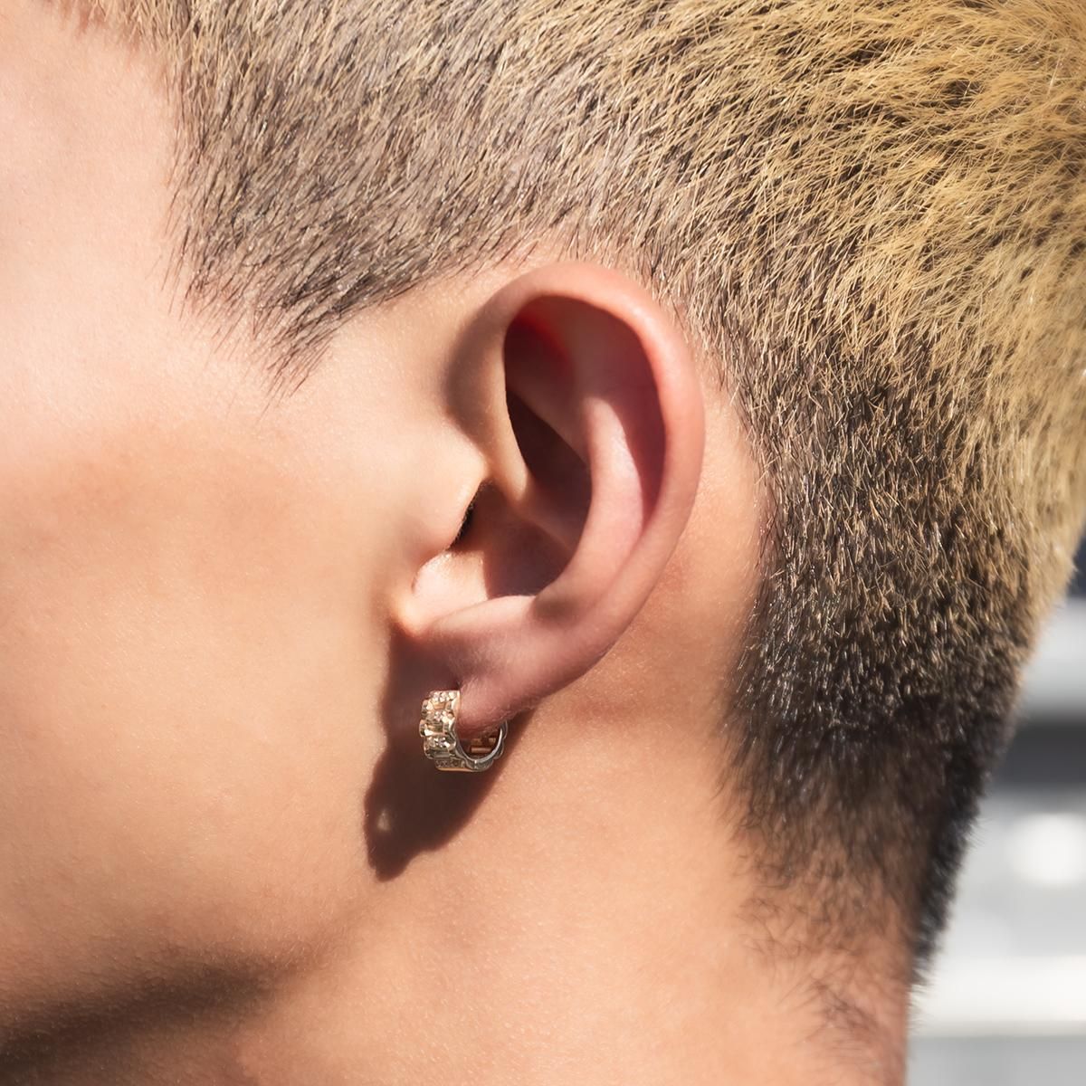 ダイヤモンド 10K イエローゴールド ピアス 10mm 4-9543-01