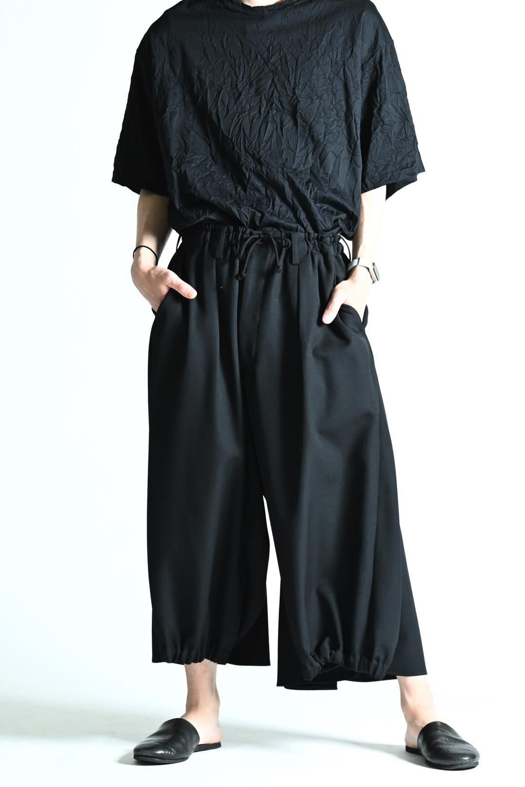 Yohji Yamamoto POUR HOMME アーミーウールギャバジンカラスパンツ