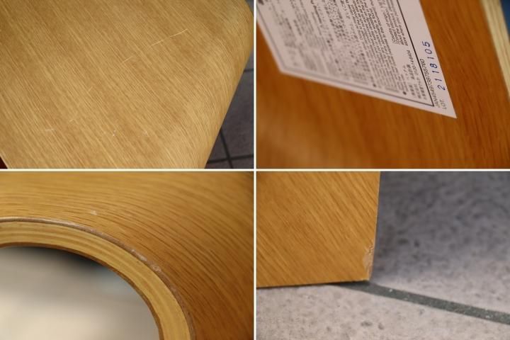 稀少なMUJI(無印良品)の重なるテーブルベンチ・成型合板・オーク材2点