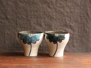 大谷桃子 和食器通販｜さわらぎ 青ハスの花フリーカップ