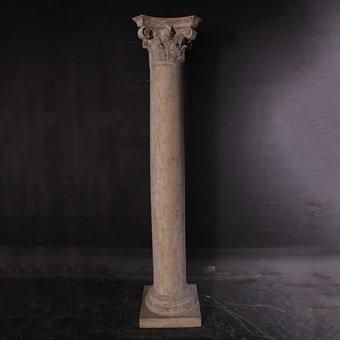 巨大オブジェ☆大理石風☆古代ギリシャ建築装飾柱☆コリント式の柱