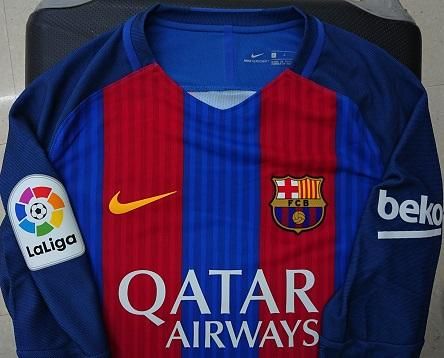 FC バルセロナ（H) 16/17 選手支給 長袖 ネイマール＃11