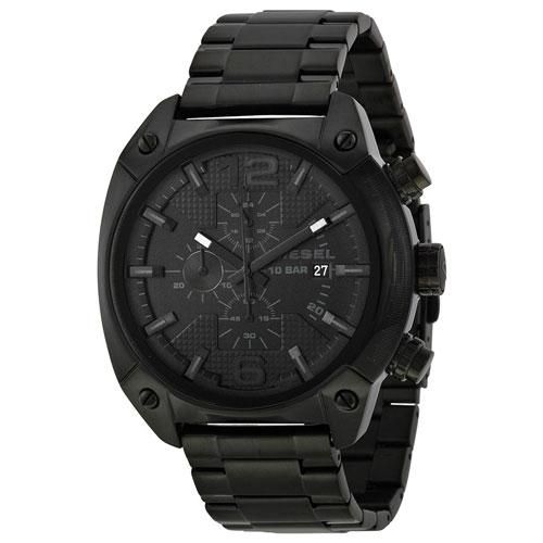 ディーゼル 腕時計 オーバーフロー DZ4223 ブラックダイアル×ブラック