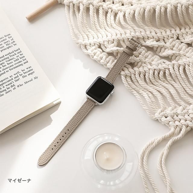 シュランケンカーフレザー Apple Watch専用交換バンド スリムタイプ