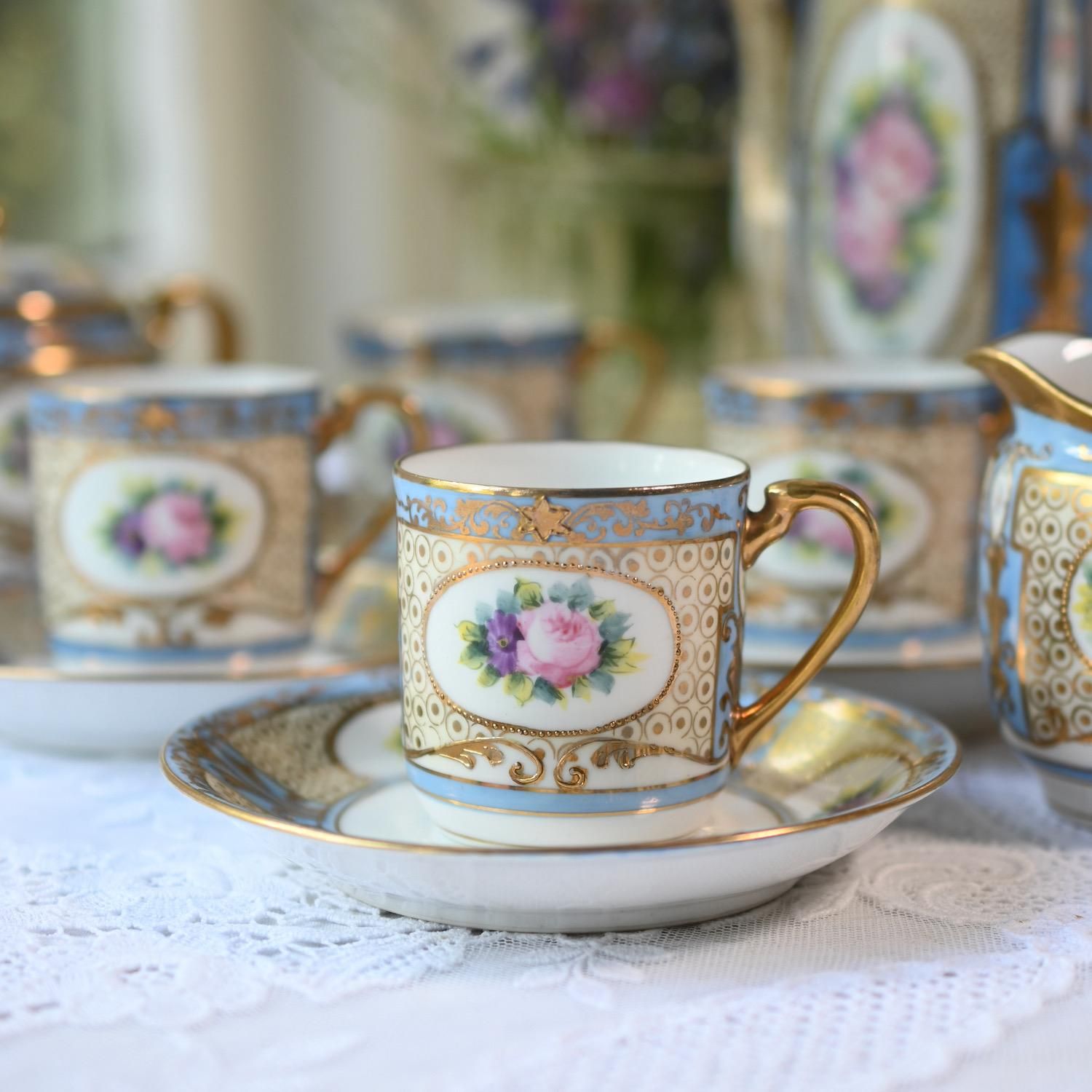 金彩 フルーツソーサー リチャードジノリ 5枚セット 金彩 フルーツ