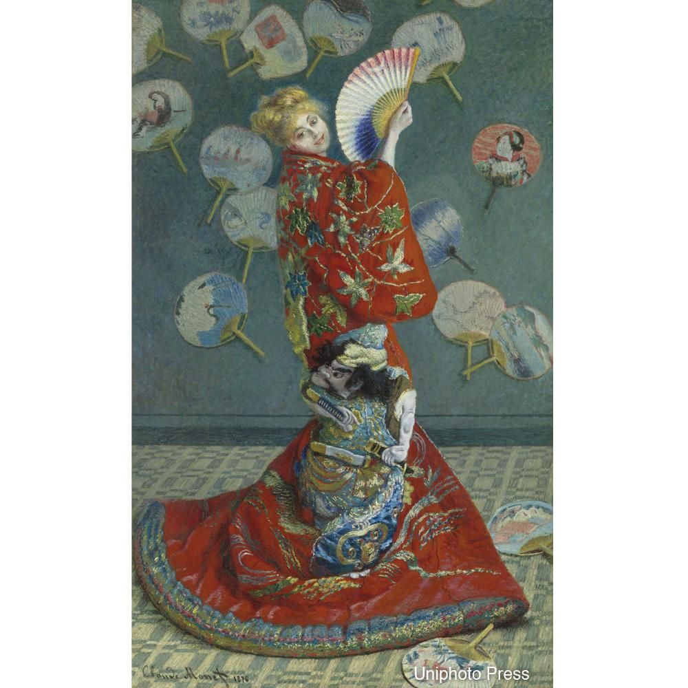 ガラスペン 名画シリーズ GPM-5 クロード・モネ「ラ・ジャポネーズ