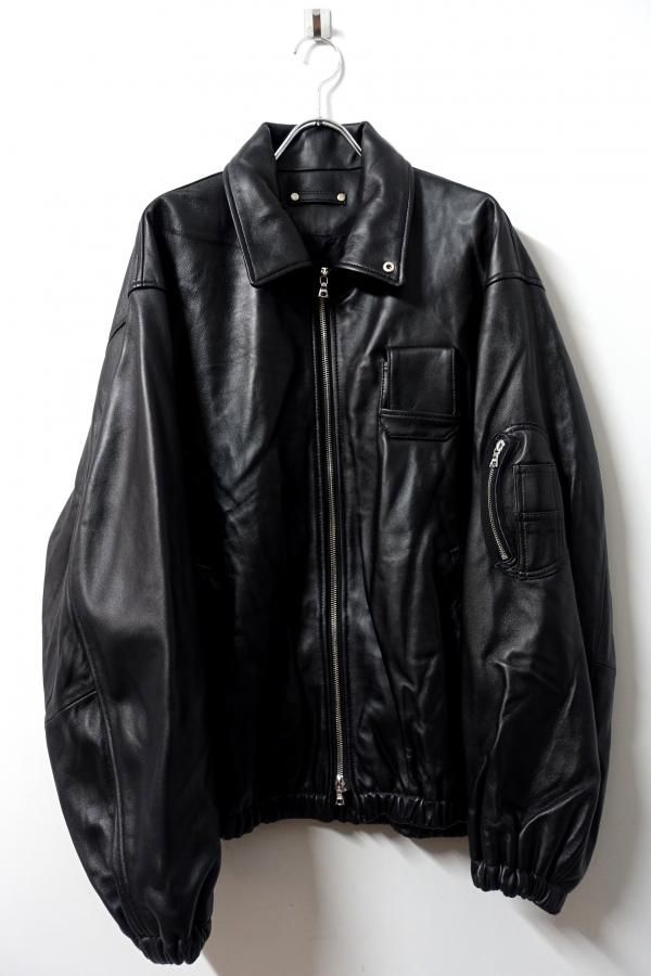 ssstein(シュタイン)/SHEEP LEATHER FLIGHT JACKET/DARK BROWN