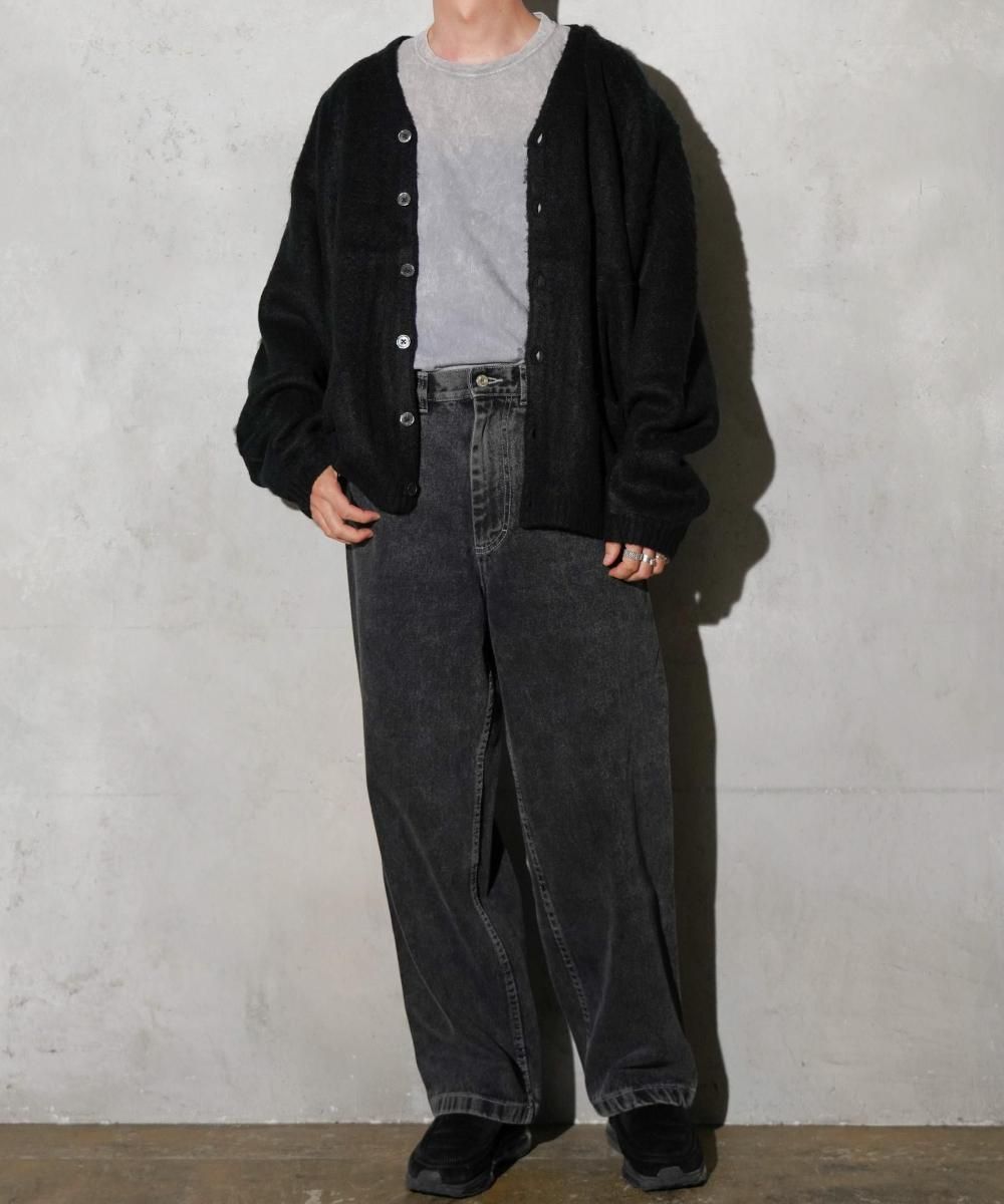 TOWNCRAFT / SOLID SHAGGY CARDIGAN