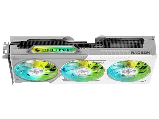 Radeon RX 9060 XT Steel Legend 16GB OC [PCIExp 16GB]の製品画像