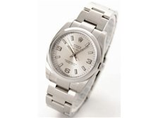 ロレックス 114200 エアキング 自動巻き ホワイトバー/369（シルバー