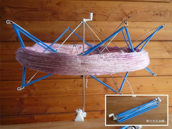 かせくり器 - 紡ぎ車と世界の原毛アナンダ