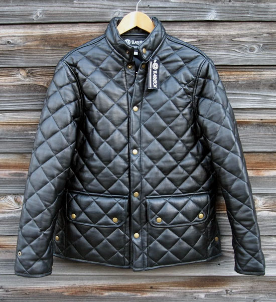 バークボックス オリジナル 本革 レザー キルティング ジャケット