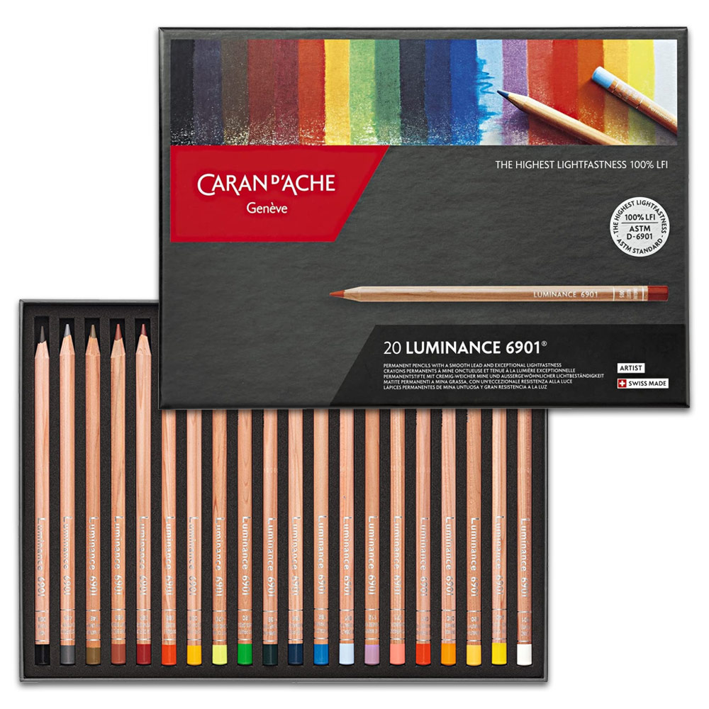 Departments - Caran d'Ache Luminance 6901 Colored Pencil 20 Set