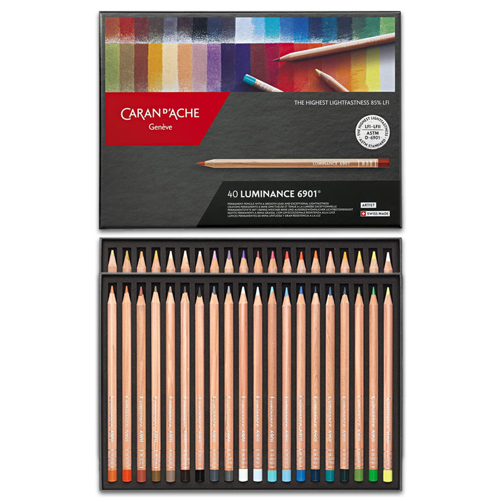 Departments - Caran d'Ache Luminance 6901 Colored Pencil 40 Set