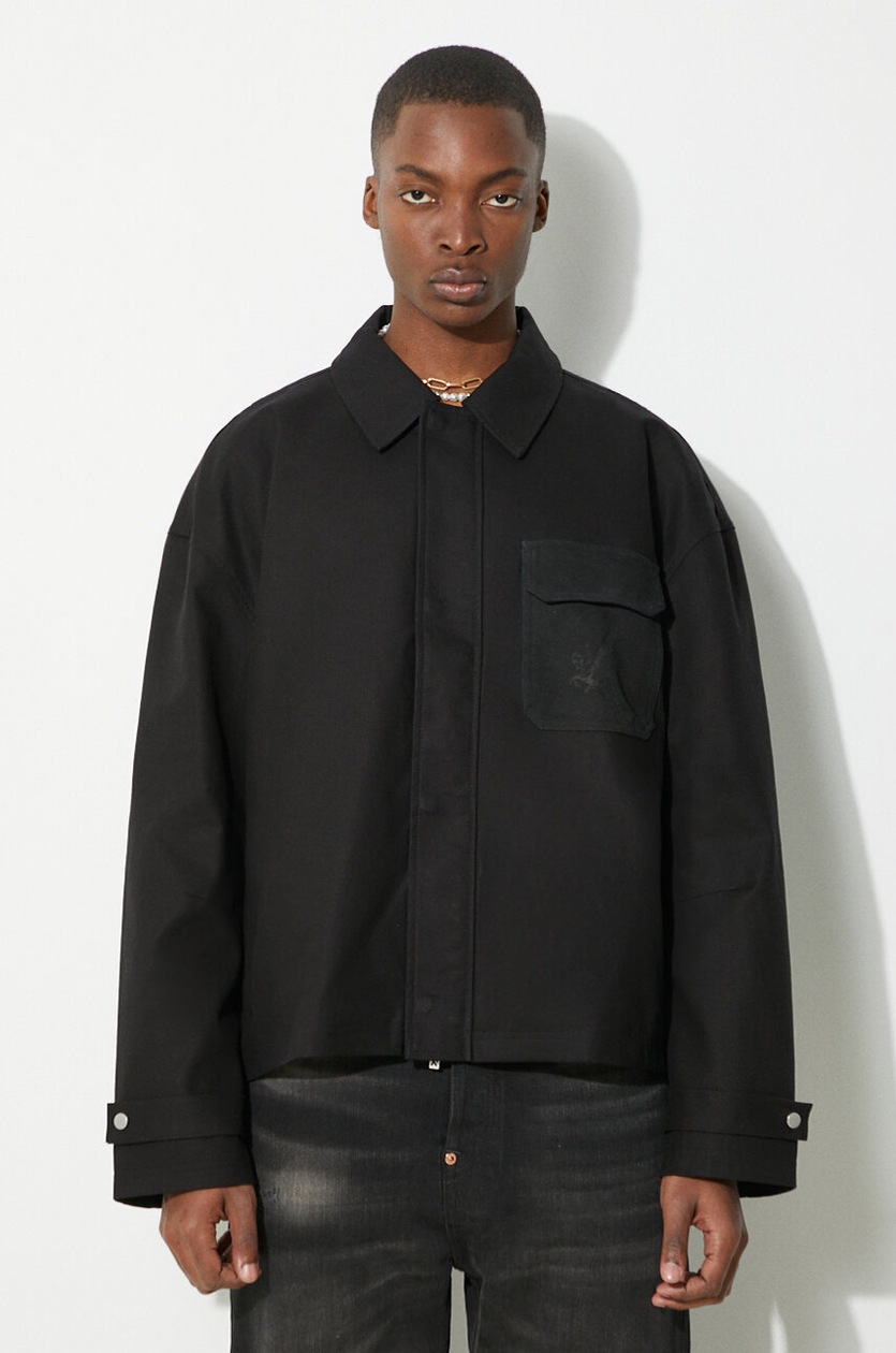 MM6 Maison Margiela rain jacket x Salomon men's black color