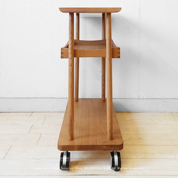 HR677 【レアデザイン】シャビー 古い飛騨産業 キッチンワゴン