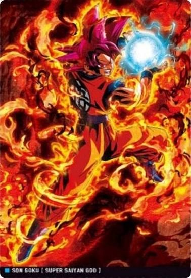4-09.超サイヤ人ゴッド 孫悟空 (R レア)】イタジャガ ドラゴンボール