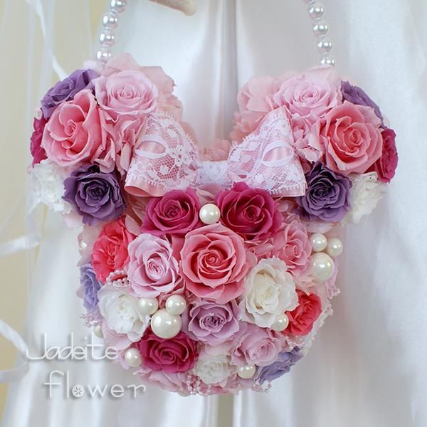 ミッキー＆ミニー型ブーケギャラリー - プリザーブドフラワー専門店