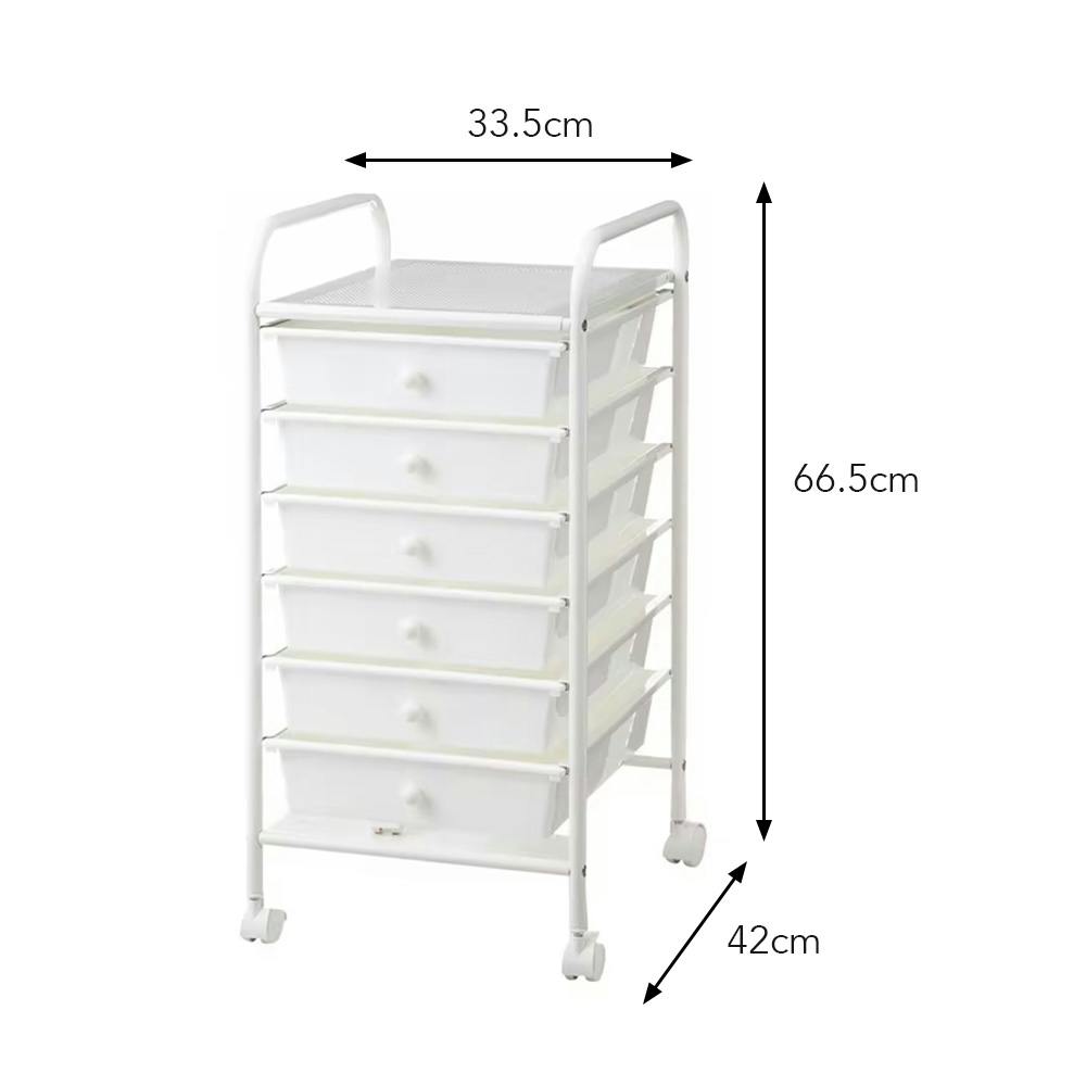 多段チェスト6段 ホワイト 33.5×42×66.5cm D1 | ホームオフィス 通販