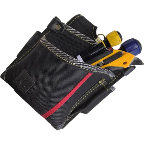 CAINZ-DASH】基陽 進化シリーズ ウエストバッグ2段ポケット（小） 黒