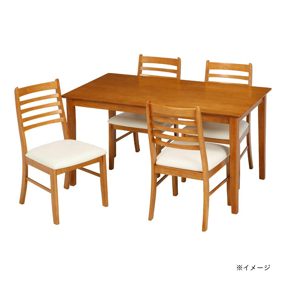 ダイニングテーブル スノア ライトブラウン 幅120×奥行75×高さ70cm