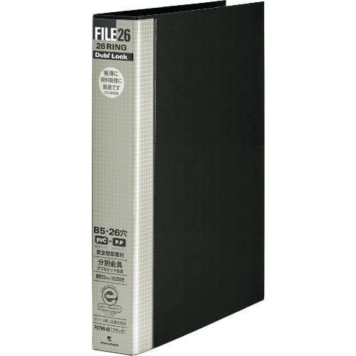 CAINZ-DASH】マルマン B5 ファイル26 ダブロック30mm ブラック